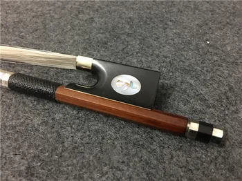 

1PCS Ordinary style violin bow. Star bow. Ebony tail base. Shell inlay #XG128