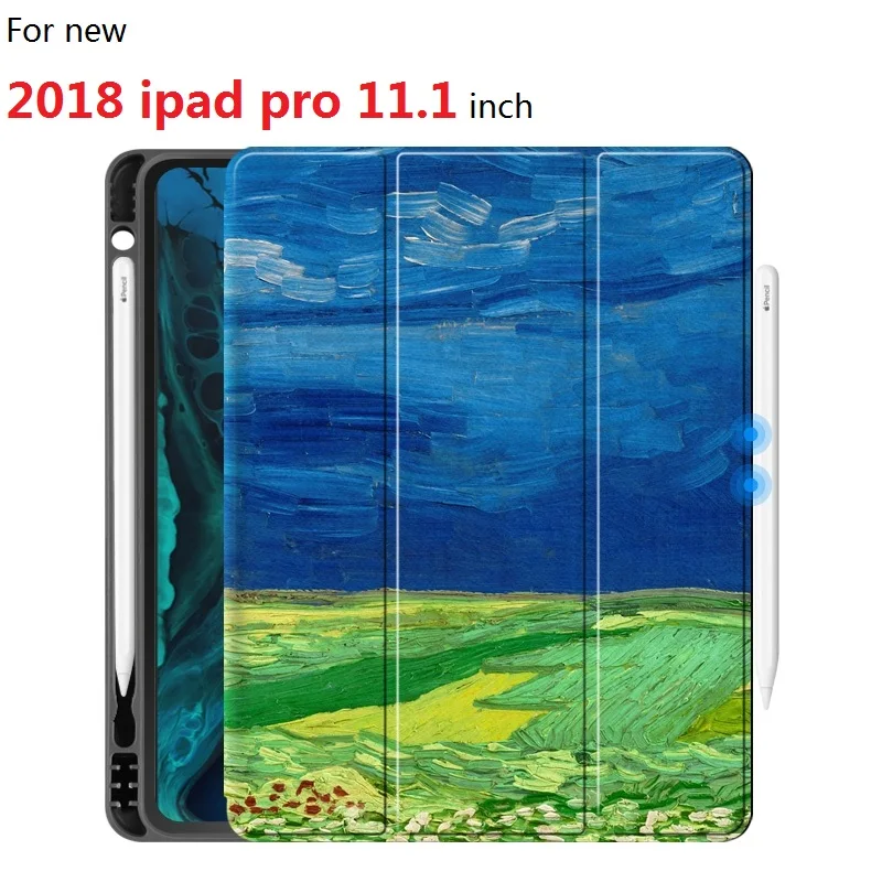 Плоский корпус литературы и искусства для нового 2018 iPad Pro 11 1 &quotвыпуска Ultra Slim