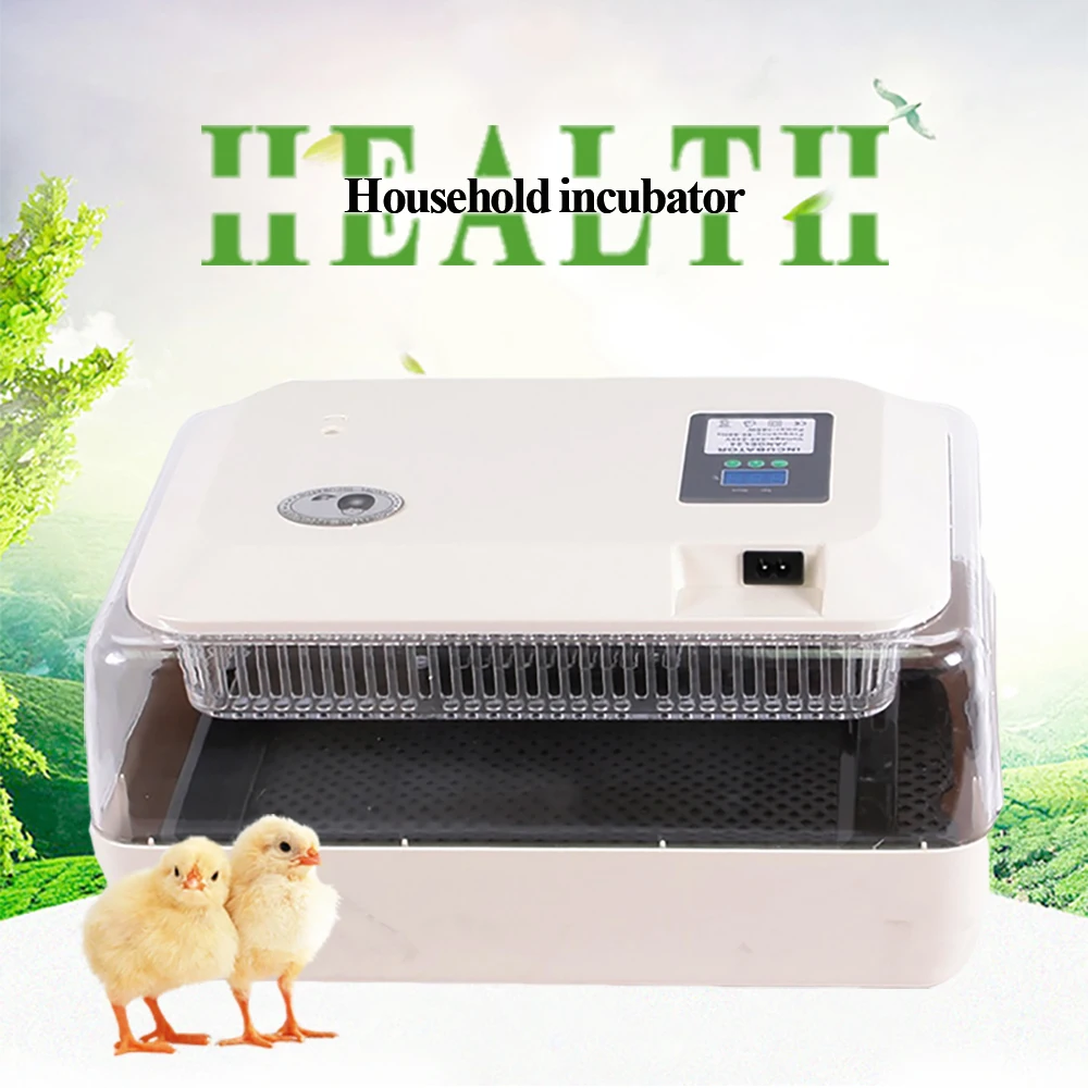 

24 Eggs Incubator Hatcher Digital Temperature Control Automatic Turning Egg Hatching Machine Chicken Duck Bird