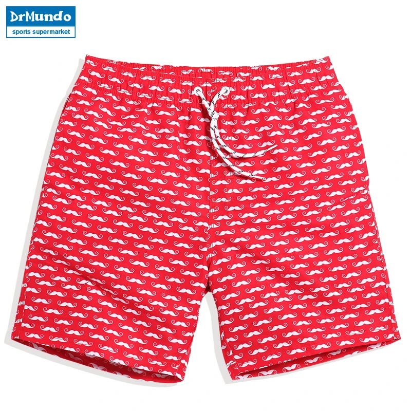 Board shorts men swimwear sweat running shorts joggers boardshort red gym beach sunga masculina