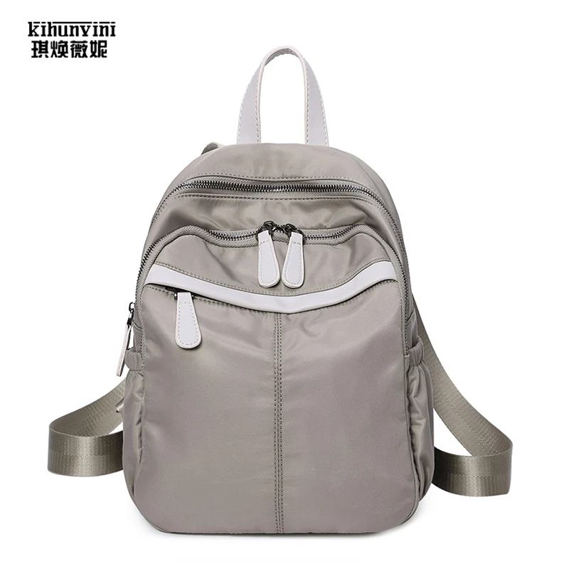 Fashion Women Backpack Oxford Fabric High Quality Smooth Soft Heavy