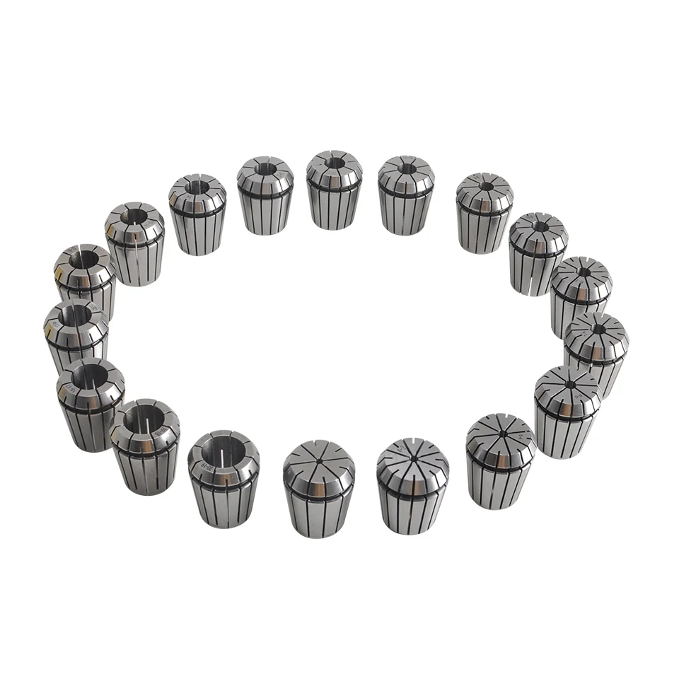 18PCS ER32 Collet Chuck 3mm-20mm Wood Router Collet Set Spindle Motor Tool For CNC Workholding Engraving Machine/Boring/Drilling