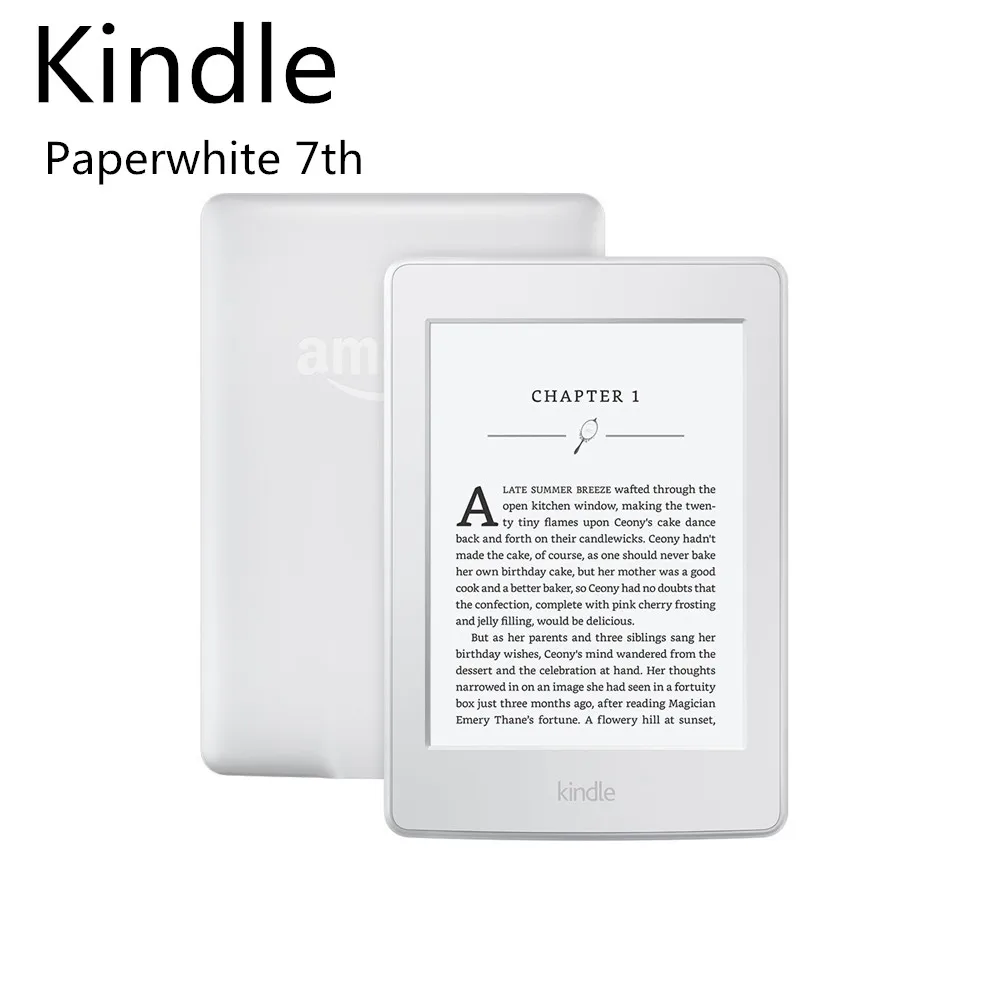 32 Гб черный Kindle Paperwhite 7 поколения Электронная книга ридер встроенный светильник 6 дюймов 4 Гб электронная книга ридер E-ink - Цвет: kpw7 32G White