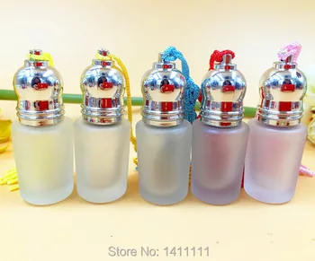 

Roller Ball Roll on Ball Refillable matte glass essence oil Perfume empty bottle + Free Dropper 100PCS 6ML BY DHL Free PB90