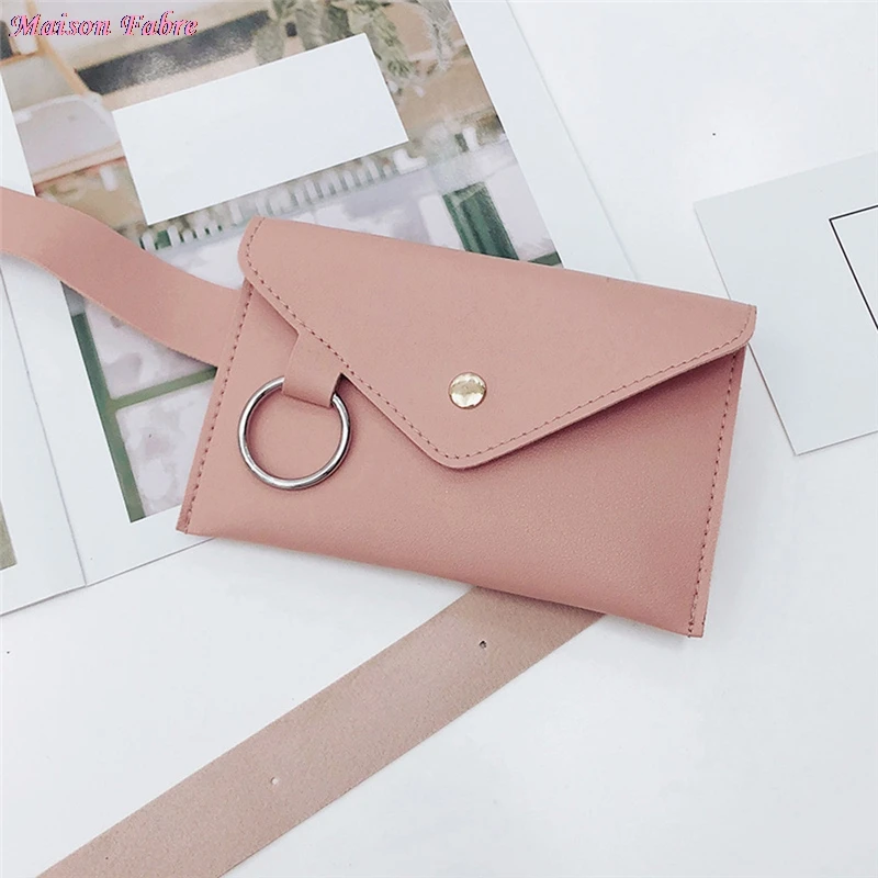 

Latest Woman Bag Fashion Women Pure Color Ring Leather Messenger Shoulder Bag Chest Bags 30Z