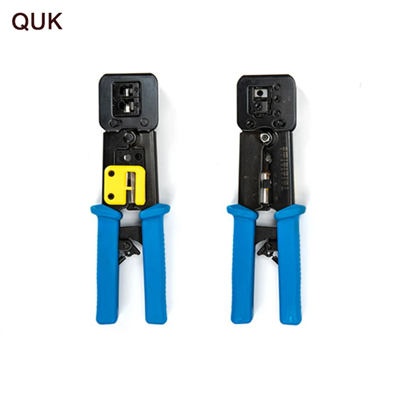 

QUK Networking Pliers crimper EZ rj45 Multi-function Cable Stripper Pressing Clamp Pliers Tongs Clip Clipper Hand Tools