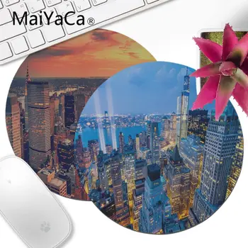 

MaiYaCa Funny New York City Landscape Customized laptop Gaming mouse pad Creative Rubber Mat anime Mousepad desk mat