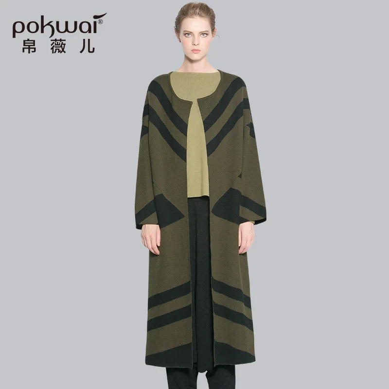 Elastic knit loose long open stitch sweater coats 2018 new high quality office lady women autumn cardigans coats Elastic knit loose long open stitch sweater coats 2018 new high quality office lady women autumn cardigans coats