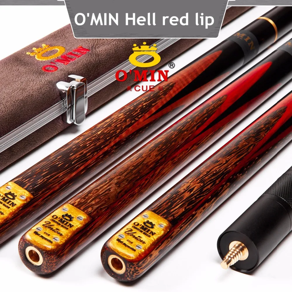Brand OMIN Snooker Cue The Top Level, 145cm Length, 10mm Cue Tip, Ash