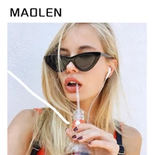 MAOLEN 2018 New Fashion Cute Sexy Ladies Cat Eye Sunglasses Women Vintage Brand Small Sun Glasses Female Oculos de sol UV400