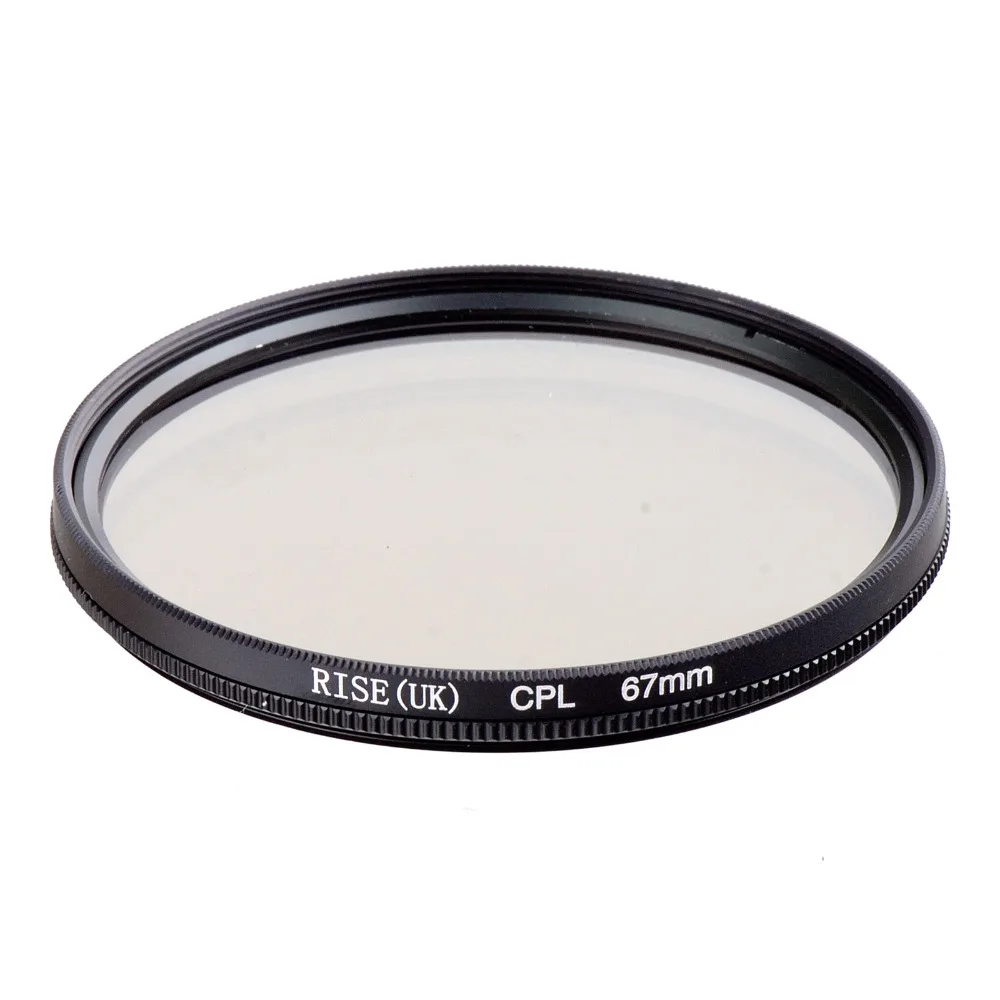 RISE UK 67mm Circular Polarizing CPL C PL Filter Lens 67mm For Canon NIKON Sony Olympus