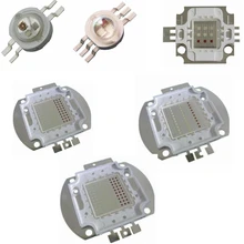High Power LED Lamp Light Bulbs RGB / RGBW Chip 3W 10W 20W 30W 50W 100W Red Green Blue White Diode 3 10 20 30 50 100 W Watt COB