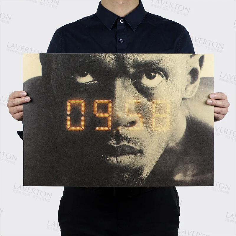 Higt качество Usain Bolt B/sprinter/олимпийский чемпион/бегун/крафт-бумага/бар постер/ретро