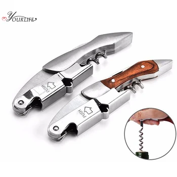 

OYOURLIFE 1pcs Multifunction Stainless Steel Wine Opener Portable Screw Corkscrew Bottle Opener Kitchen Bar Tools Accessories
