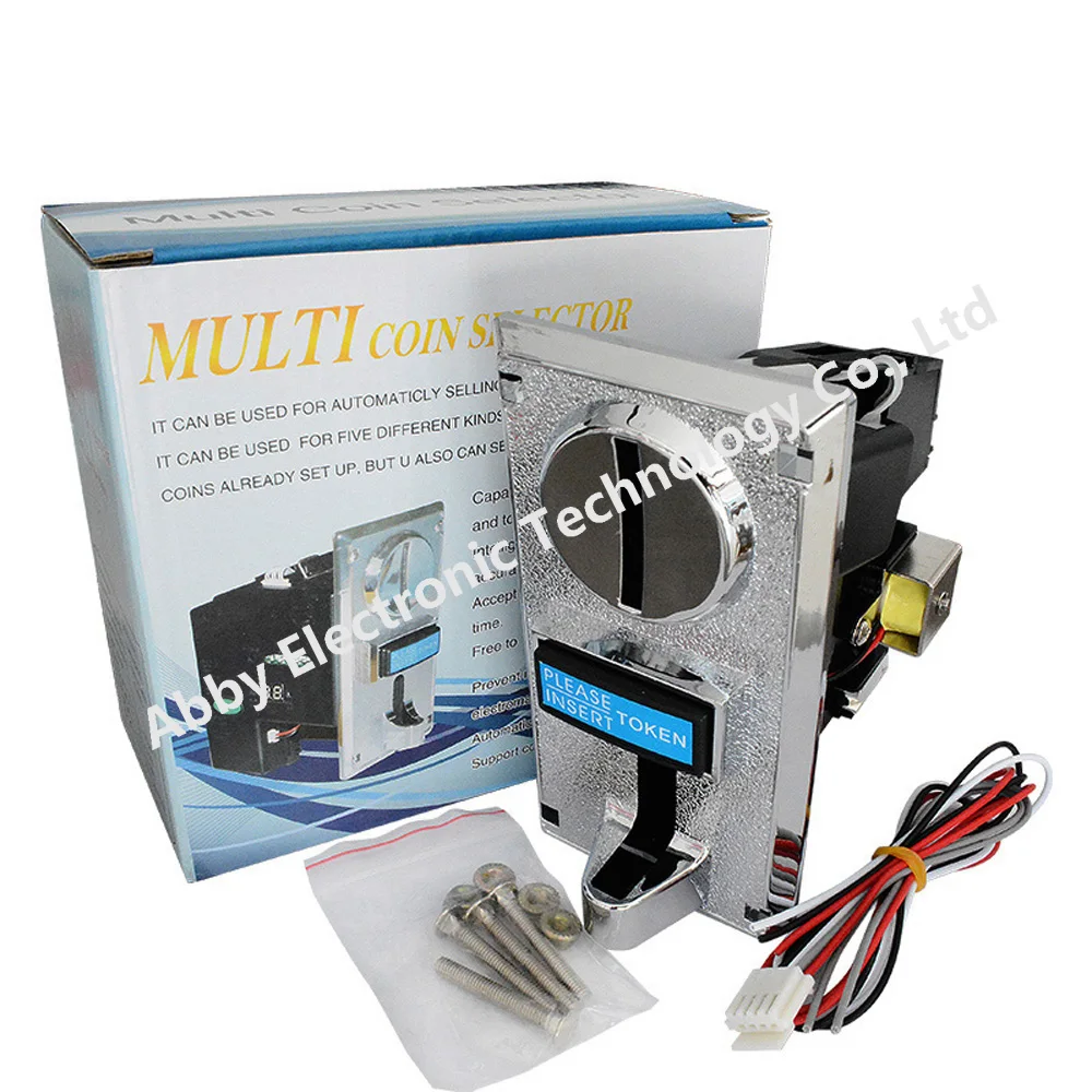 

Multi coin acceptor/selector accept 6 different COINS for vending machine