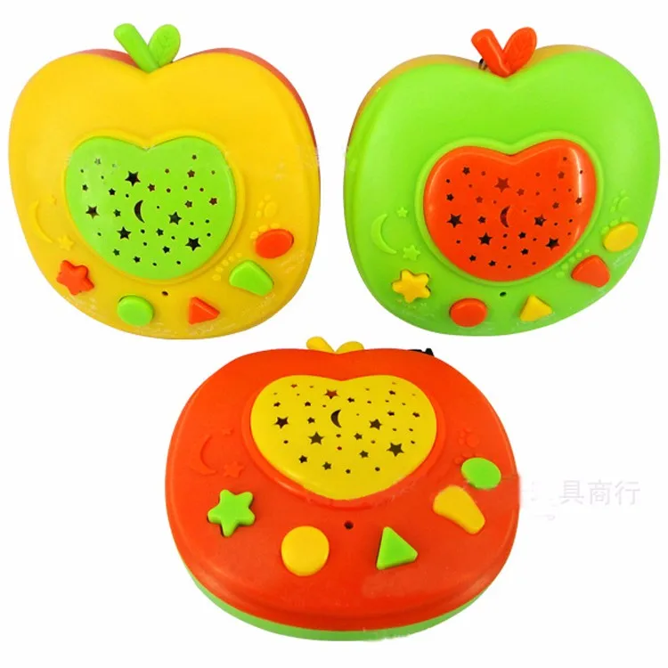 

New Russian Apple Stories Teller with LED Light Projection,Baby Russia Story Learning Machines,Children Educational Learning Toy