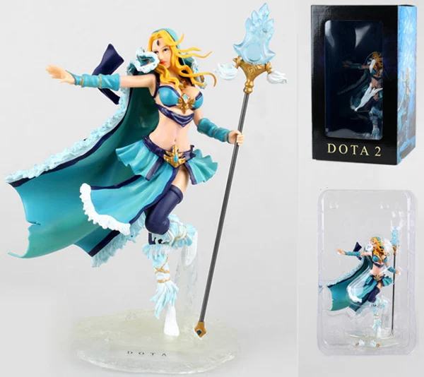 

22 cm DOTA 2 Game Figure Toys Defense of the Ancients Crystal Maiden  Figures Boxed Toy Free Shipping