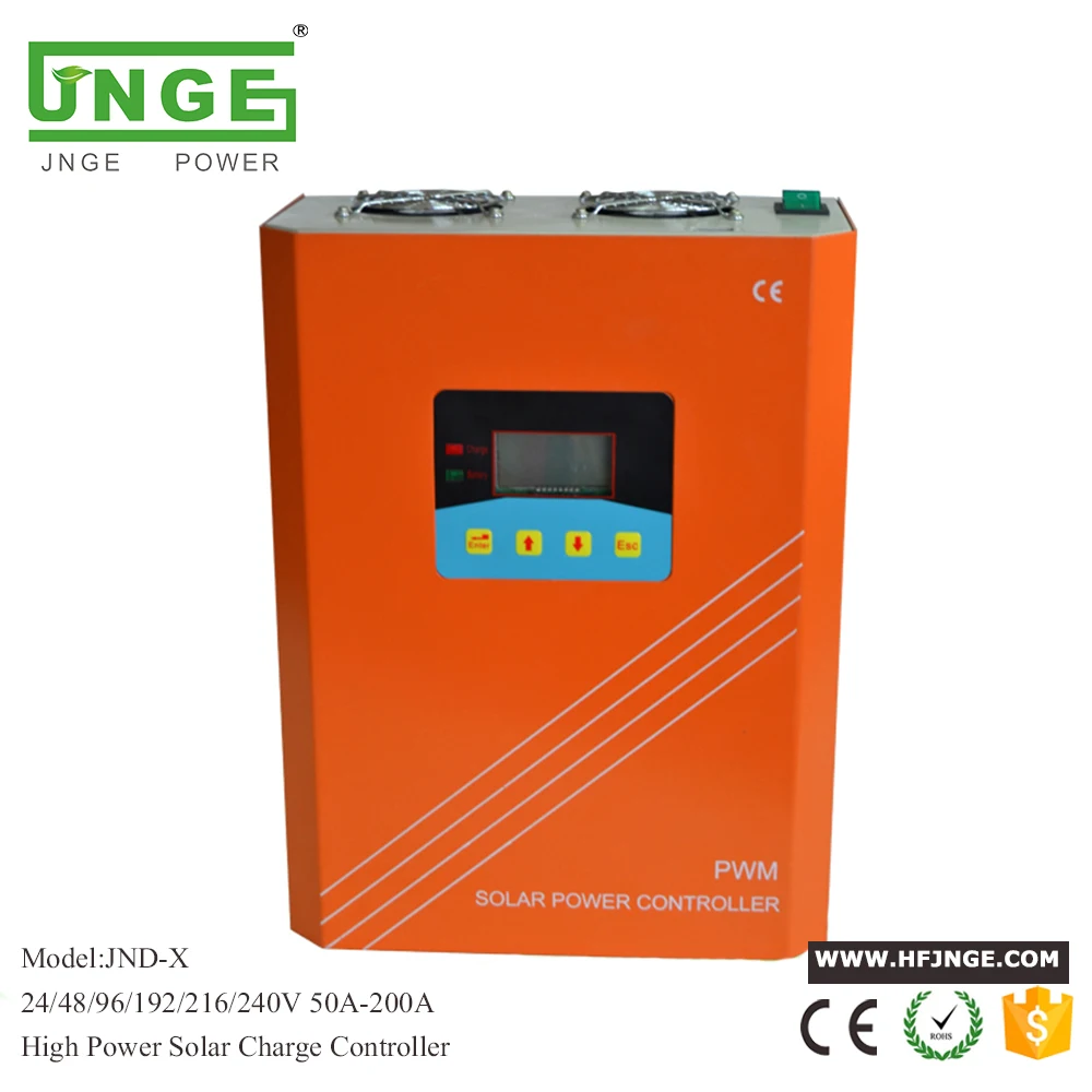 Контроллер заряда солнечной батареи JNGE Power 50A для системы энергии с ЖК