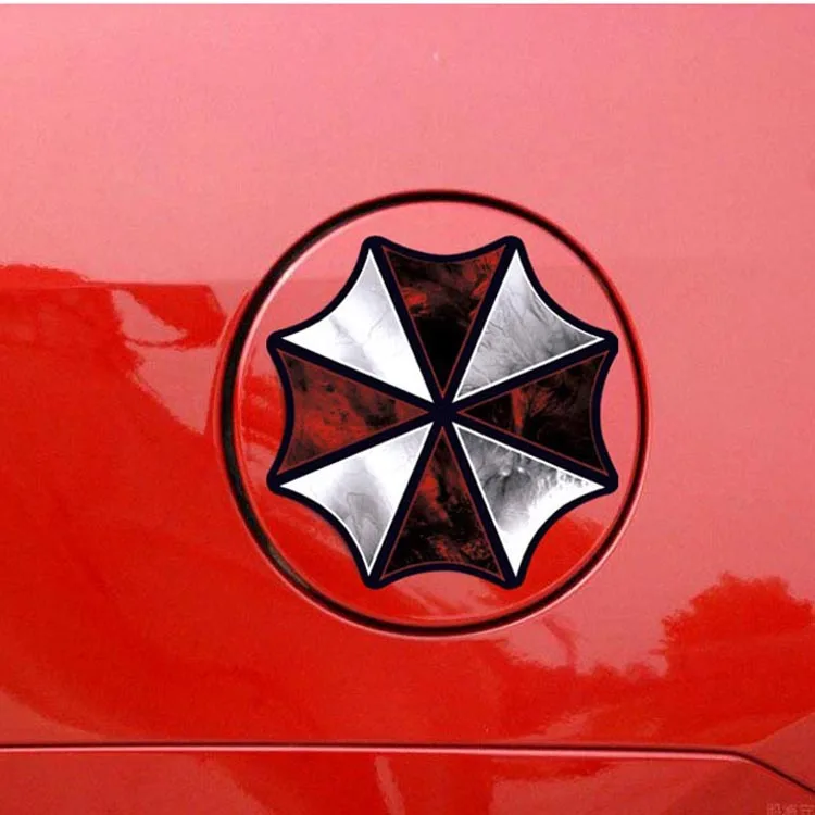 Resident Evil Corporation Umbrella Cartoon Glue Sticker Car Decal Covers Waterproof Reflective On Fuel Tank for audi car-styling