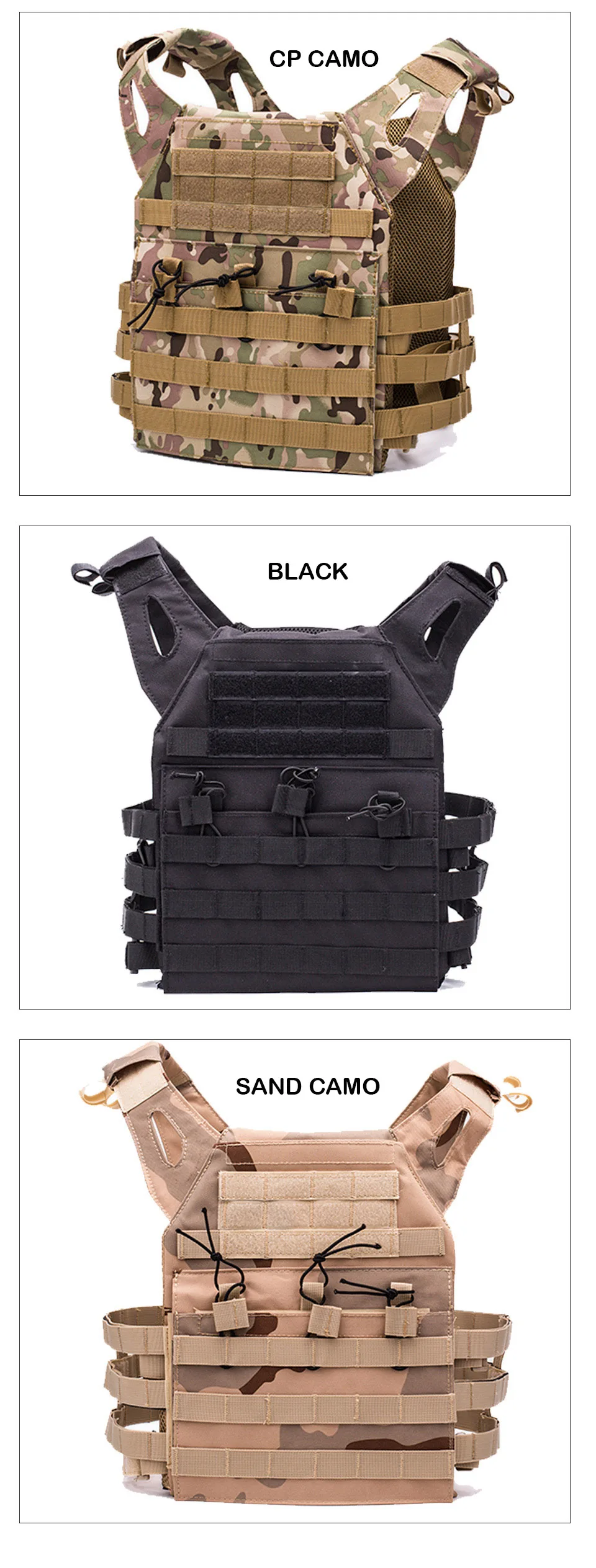 TV01 JPC 600D Охотничий Тактический жилет военный Molle Plate Carrier страйкбол Пейнтбол CS открытый защитный легкий жилет