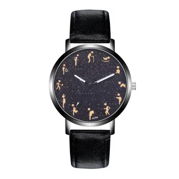 

Zhoulianfa Men Watch Women Watches A Person's Lifetime Graffiti Ultra-thin Dial Quartz Wristwatch relojes hombre heren horloge