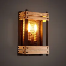 American Style Vintage Wall Lamp Restaurant Industrial Wall Lights Bar Retro Light Creative Loft Wood Luminaire Deco Lighting American Style Vintage Wall Lamp Restaurant Industrial Wall Lights Bar Retro Light Creative Loft Wood Luminaire Deco Lighting