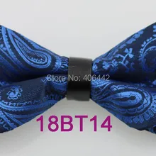 YIBEI Coachella Галстуки Унисекс Королевский синий галстук-бабочка Алмазная кожа Пикер Пейсли бабочка регулируемые галстуки-бабочки для смокинга Предварительно Связанные