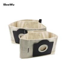IBooWu 2Pcs Washable Cloth Dust Bags for Karcher MV3 SE4001 and Rowenta Vacuum RU100 Cleaner Spare Parts Replacement Dust Bag IBooWu 2Pcs Washable Cloth Dust Bags for Karcher MV3 SE4001 and Rowenta Vacuum RU100 Cleaner Spare Parts Replacement Dust Bag