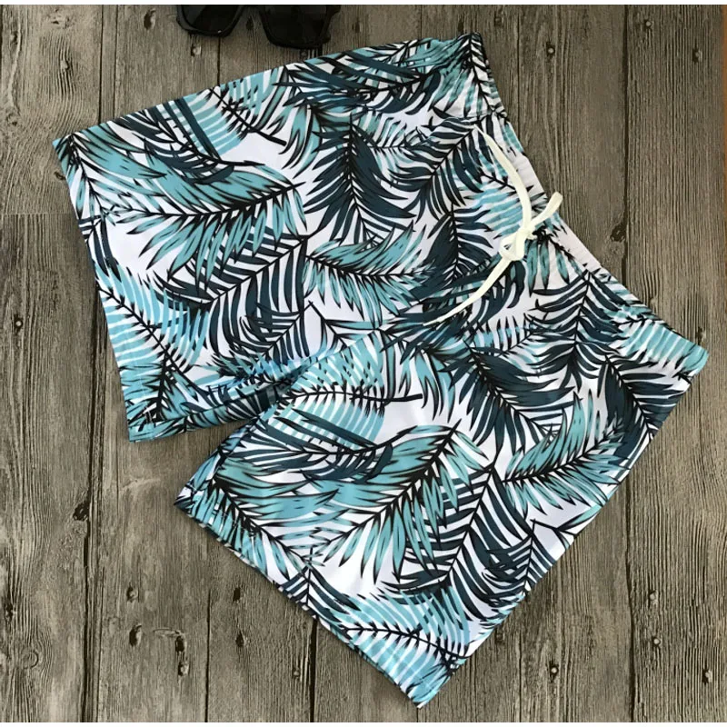 Bamboo Print Couple Swimwear_2