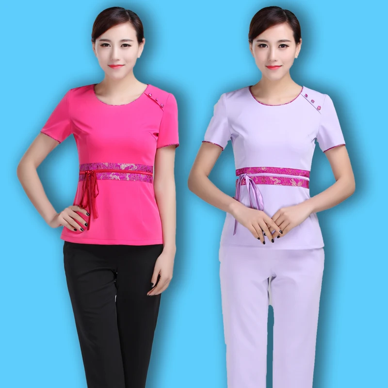 Summer Women Short Sleeve Professional Suit Pants