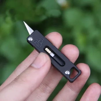 

CNC machining edc multi-tool, titanium paper cutting box knife magnetic multi-function portable combination tool
