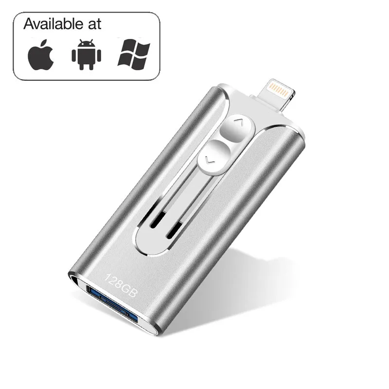 USB флеш накопитель 3 в 1 для iPhone/Android 16 ГБ 32 64 128 флешка OTG Usb 0 внешний флэш карта