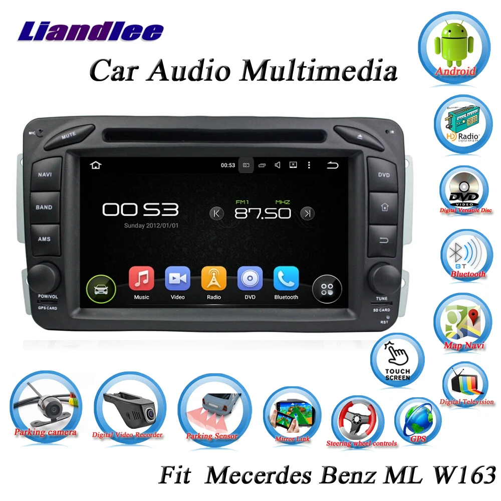 Best Liandlee Car Android System For Mecerdes Benz ML / SLK / CLK Radio CD DVD Player GPS Navi Navigation HD BT TV Screen Multimedia 2 Best Liandlee Car Android System For Mecerdes Benz ML / SLK / CLK Radio CD DVD Player GPS Navi Navigation HD BT TV Screen Multimedia 2