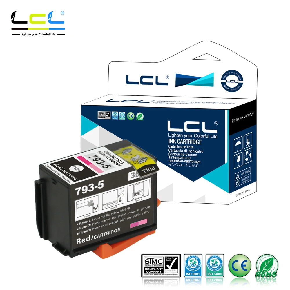 

LCL 793-5 (1-Pack Red) Ink Cartridge Compatible for Pitney Bowes DM100i/DM200L/DM125i/DM150i/DM175i/DM175i-MH/DM200i/DM225