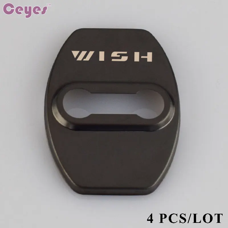 Door lock cover for Toyota Wish 2006-2011 Corolla Crown Reiz Puruis Yaris Rav4 Cruiser Camry car-styling