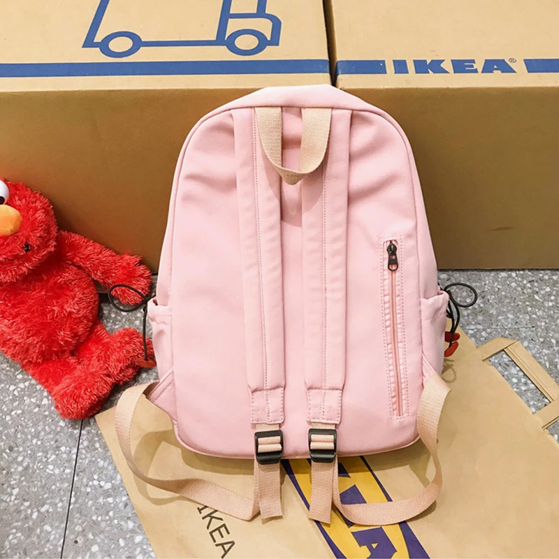 Рюкзак в консервативном стиле, нейлон, черный,, женский рюкзак, для студентов, школьная сумка для девочек, большой, Повседневный, Молодежный, водонепроницаемый, рюкзак, Новинка