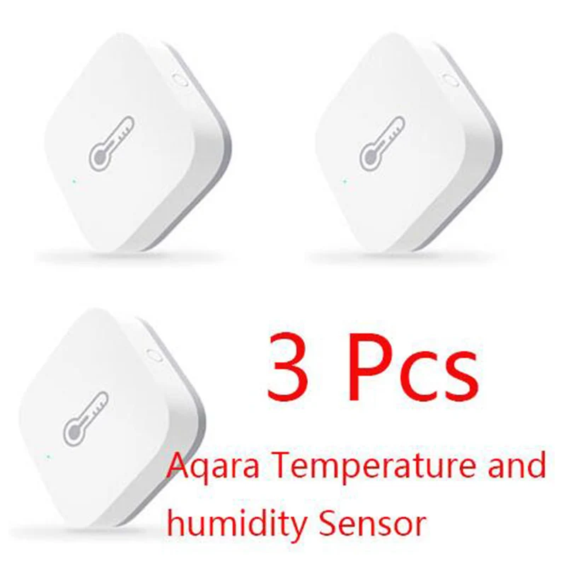 Xiao mi Aqara датчик температуры Hu mi dity датчик давления воздуха для окружающей среды mi jia умный дом Zigbee беспроводной контроль работа mi Home hub D5 - Цвет: 3pcs