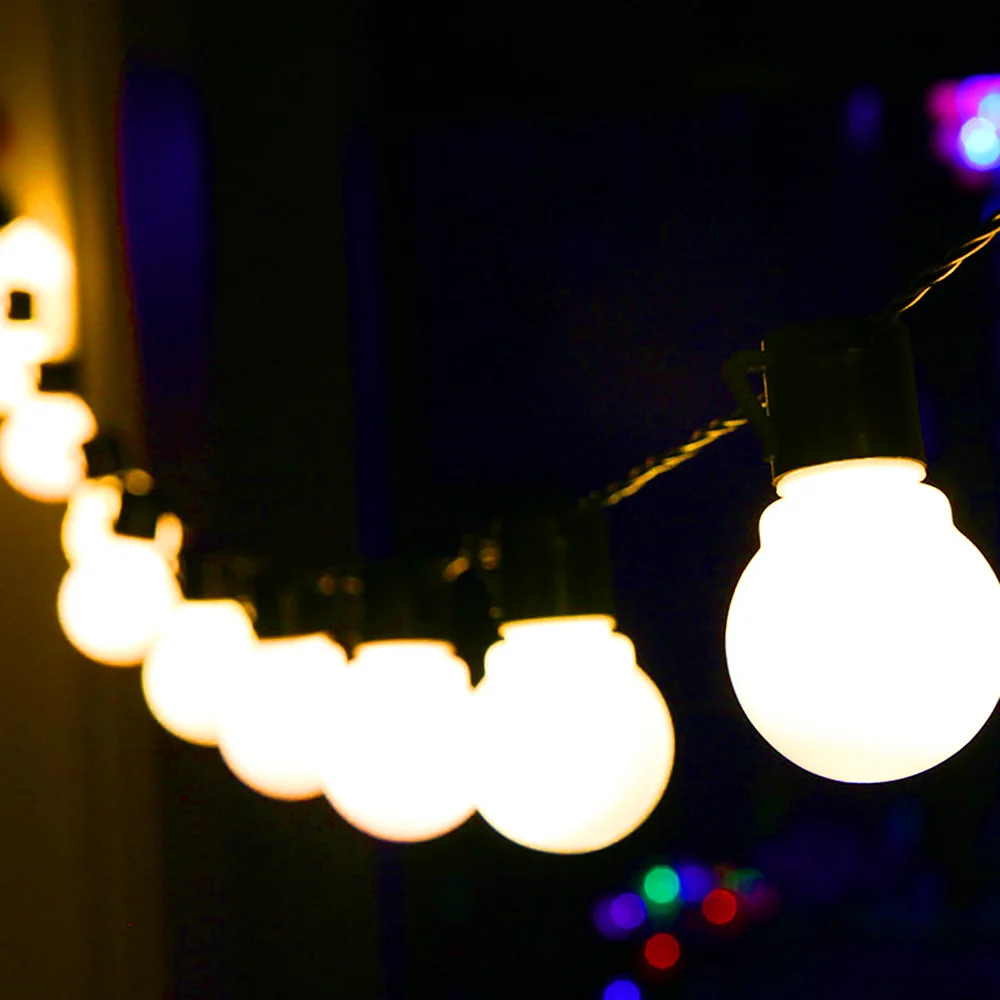 LED Solar String Light Bulbs 3M 10 LEDs Solar Powered Waterproof Globe