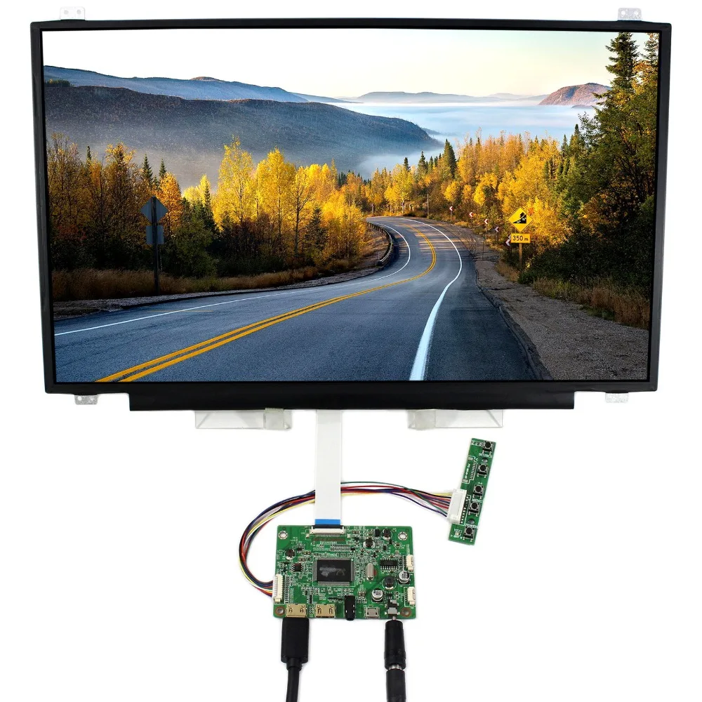  HDMI Mini LCD Controller Board With 17.3inch 1920x1080 N173HCE-E31 LP173WF4 LCD Screen