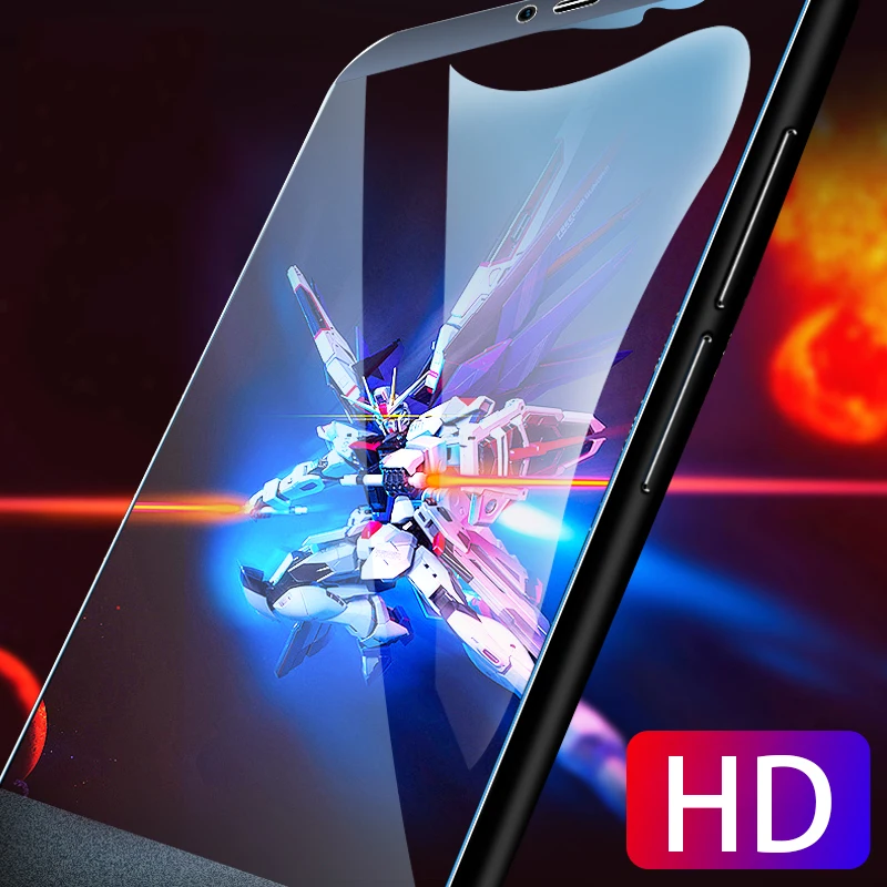2X закаленное стекло для VIVO X7 защита экрана 9H 2.5D анти Blu-Ray | Электроника