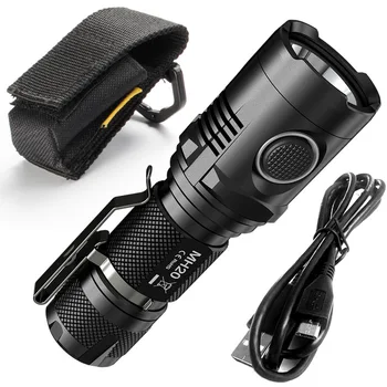 

NITECORE MH20 Rechargeable Flashilght CREE XM-L2 U2 max 1000 lumen beam distance 220 Meters handheld torch Outdoor search light