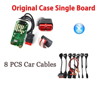 

Best Quality Latest 2016.R0/2015.R3 with Keygen Single PCB new vci TCS CDP Pro with Bluetooth cars&Trucks Diagnostic+8car cables