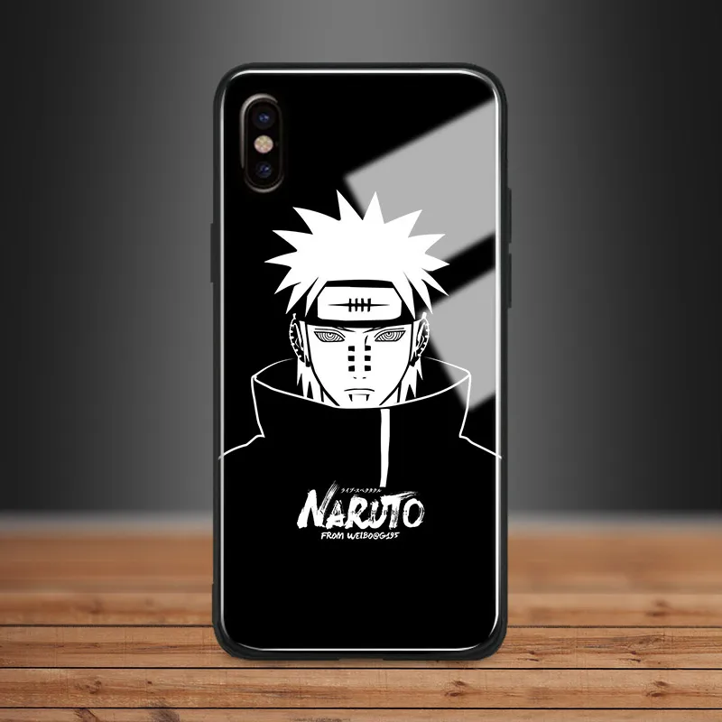 Pain naruto character Pein Tempered Glass Soft Silicone ...