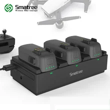 Smatree зарядная Электростанция зарядное устройство концентратор для DJI Spark батарея, зарядка 3 полета батареи вместе