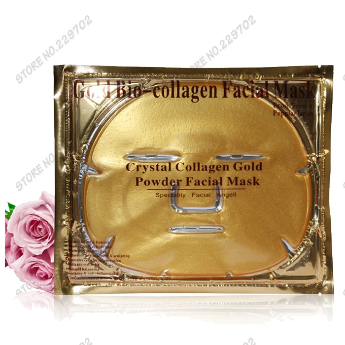 5 шт./лот коллагеновая маска для лица против морщин|facial mask|golden facial maskface mask set |