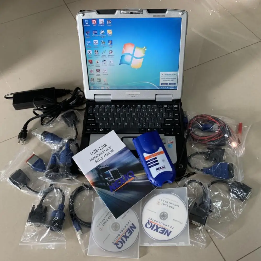 NEXIQ USB Link грузовик диагностический инструмент 125032 Heavy Duty сканер для грузовиков