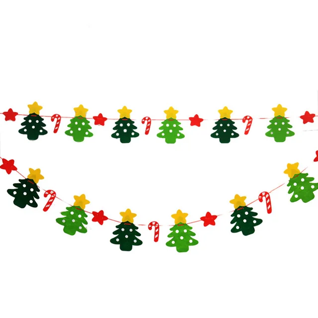 Christmas Banners Decorations For Home Christmas Tree Decorations Flags ...