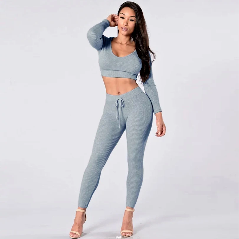 womens ribbed tracksuit