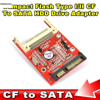 

2016 New Arrival CF To Sata Adapter Converter CF Compact Flash Merory I & II Card ATA HDD Hard Disk Card Wholesale