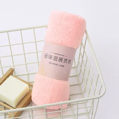 Soft Microfiber towell For Adults pink Super absorbent Towel Bathroom for home Shower travel gift Thick Men women face Towel